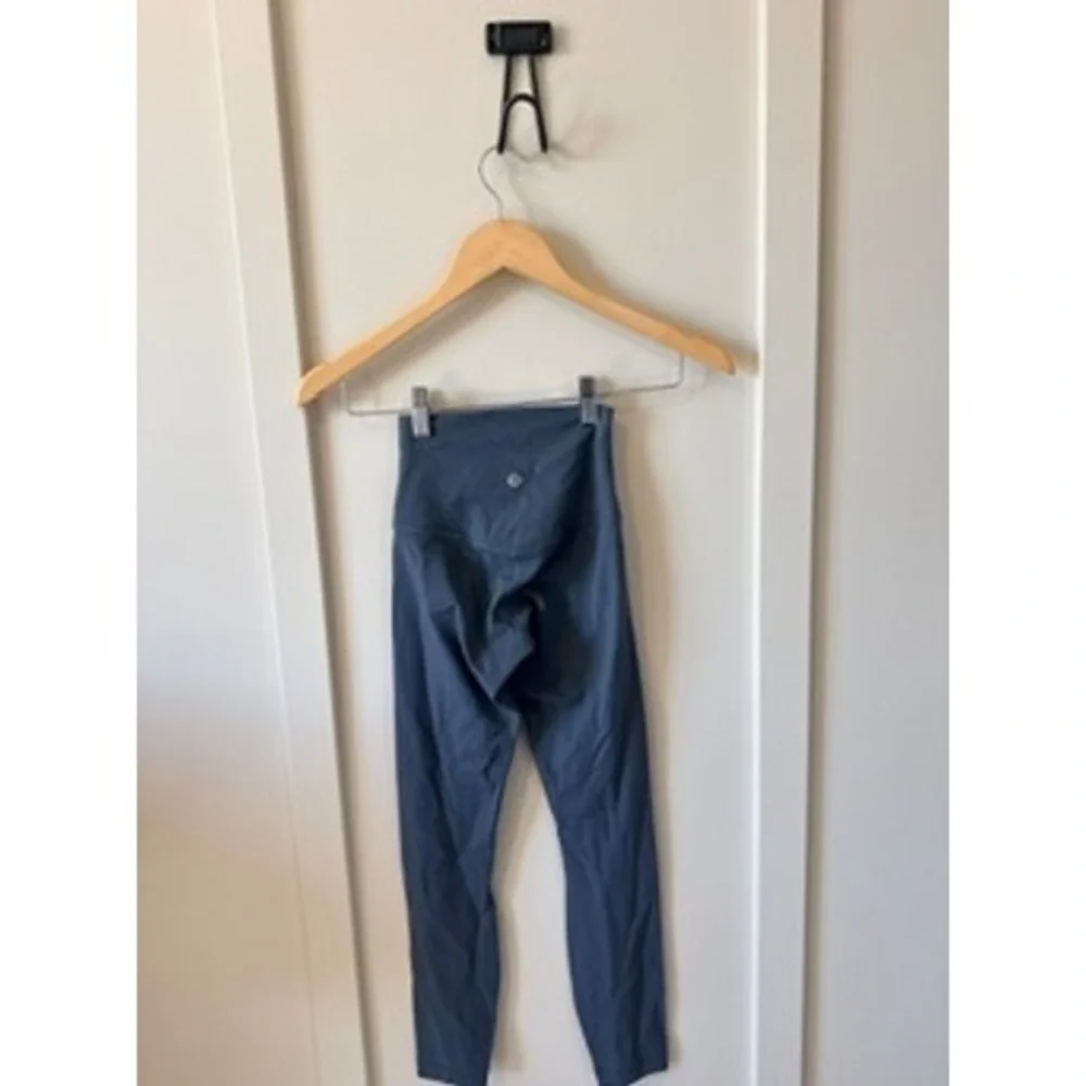 Lululemon‎ Align High-Rise Pant Size 0 Blue Grey Align Leggings 25 Inch Womens